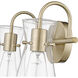 Camellia 2 Light 13.4 inch Modern Gold Vanity Light Wall Light